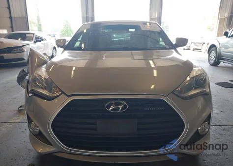 2013 Hyundai Veloster Turbo W/Blue из США, поврежденный, VIN KMHTC6AEXDU145719